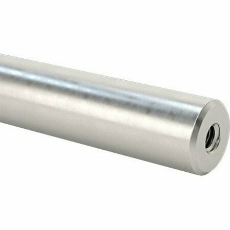 BSC PREFERRED Tapped Linear Motion Shaft Tapped on Both Ends 52100 Alloy Steel 5/8 Diameter 8 Long 6649K191
